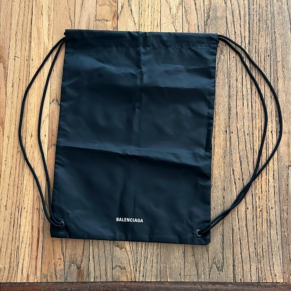 Balenciaga Nylon Drawstring Bag